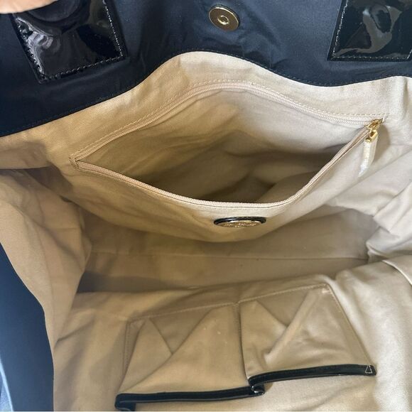 TORY BURCH Black Nylon Ella Tote New - Picture 10 of 13